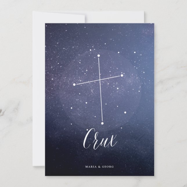 Constellation Star Celestial Table Number Crux (Front)