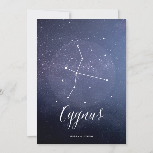 Constellation Star Celestial Table Number Cygnus (Front)