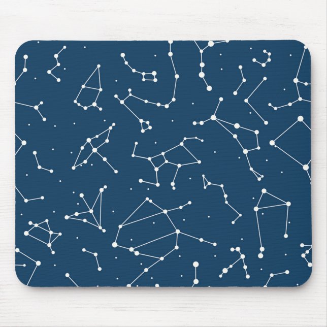 Constellation Star Pattern Mouse Mat (Front)