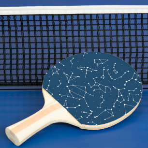 Constellation Star Pattern Ping Pong Paddle