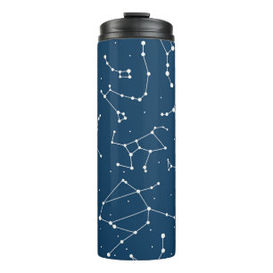 Constellation Star Pattern Thermal Tumbler