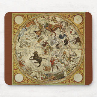 Constellation Stars Northern Sky Vintage Astronomy Mouse Mat