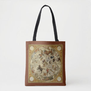 Constellation Stars Northern Sky Vintage Astronomy Tote Bag