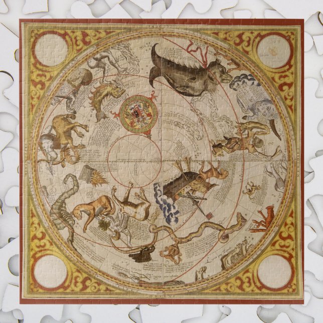 Constellation Stars Southern Sky Vintage Astronomy Jigsaw Puzzle (Creator Uploaded)