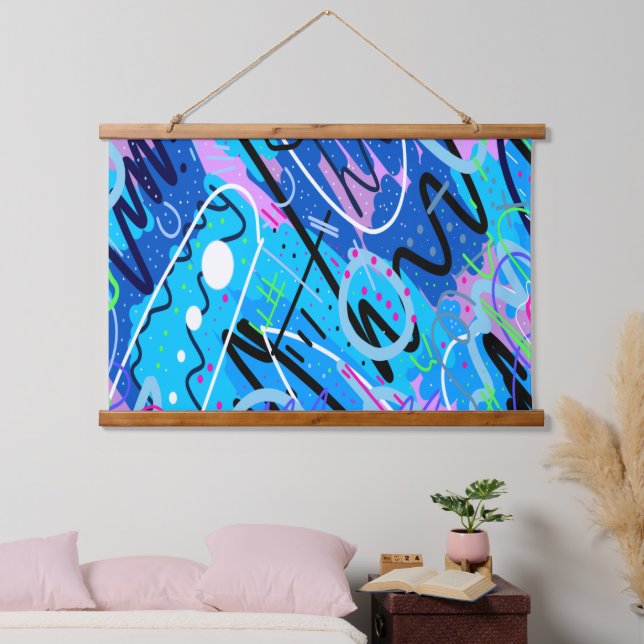 Constellations Abstract Art Hanging Tapestry (Bedroom)
