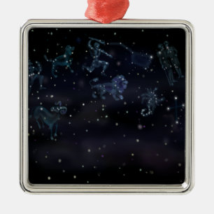 Constellations Metal Tree Decoration