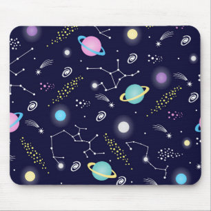 Constellations Pattern Mouse Mat