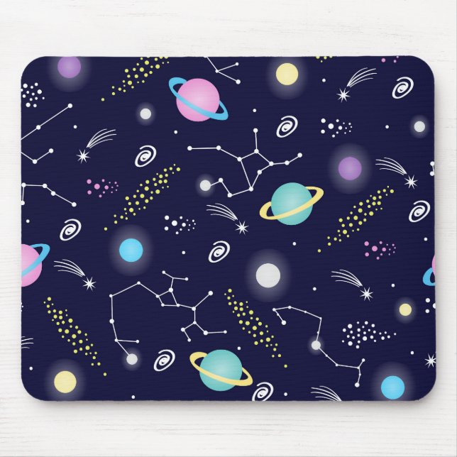 Constellations Pattern Mouse Mat (Front)