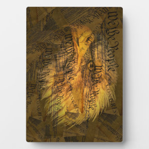Constitution American Bald Eagle Plaque
