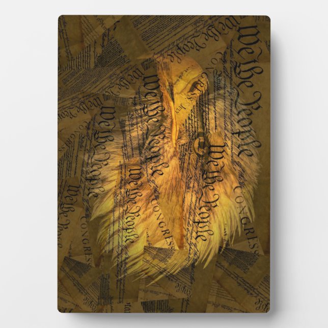 Constitution American Bald Eagle Plaque (Front)