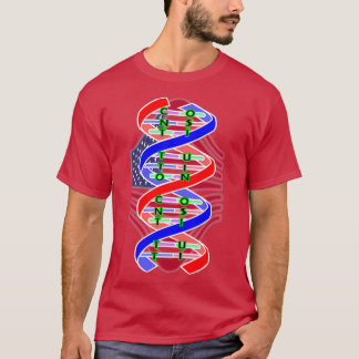 Constitution American DNA American Flag 4th of Jul T-Shirt