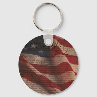 Constitution and Flag Key Ring