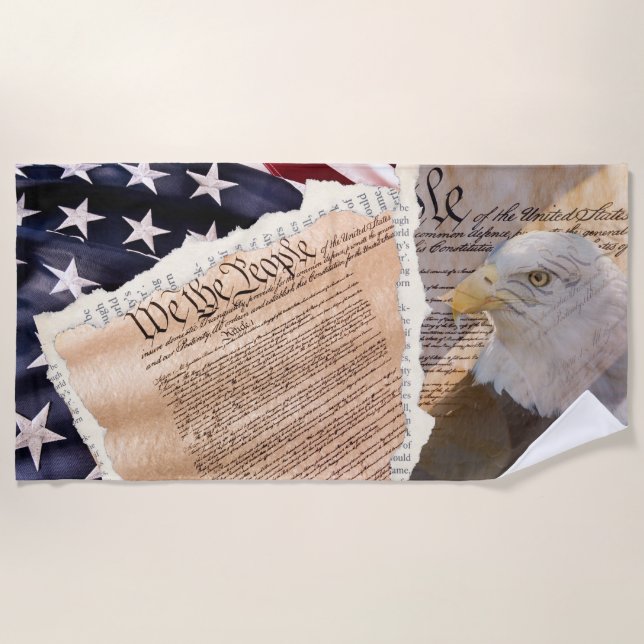 Constitution Beach Towel (Front)