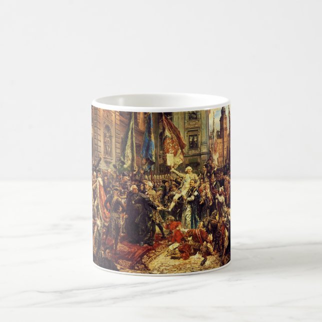 Constitution of May 3 1791 by Jan Matejko in 1891 Coffee Mug (Center)