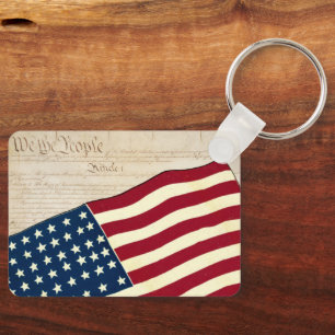 Constitution of the United States, American Flag Key Ring