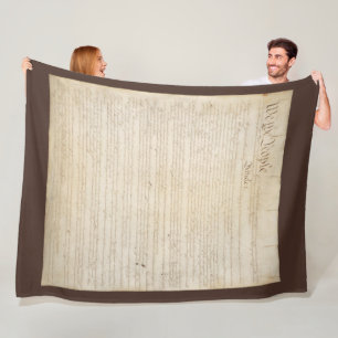 Constitution of the United States, We The People Fleece Blanket