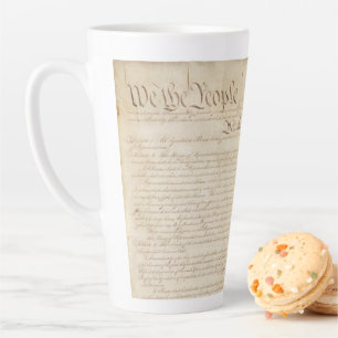 Constitution of the United States, We The People Latte Mug