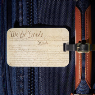 Constitution of the United States, We The People Luggage Tag