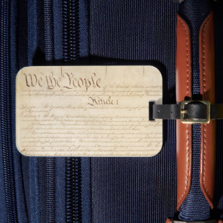 Constitution of the United States, We The People Luggage Tag