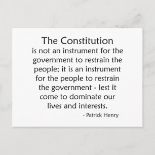 Constitution Postcard