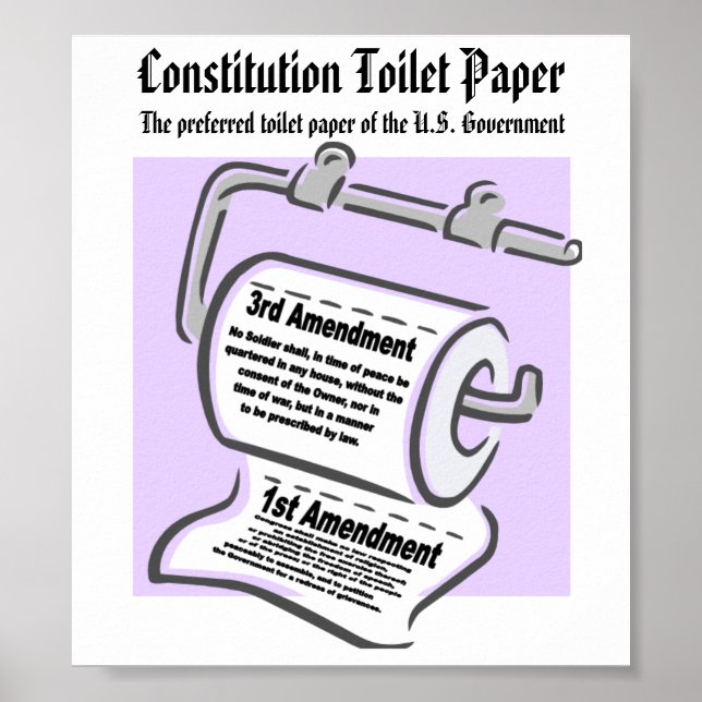 Constitution Toilet Paper Poster (Front)