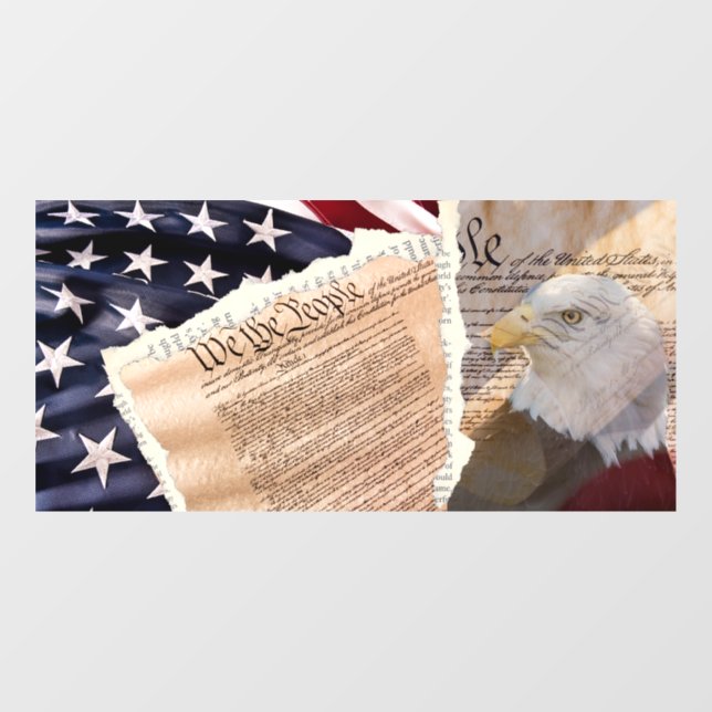 Constitution Window Cling (Sheet)