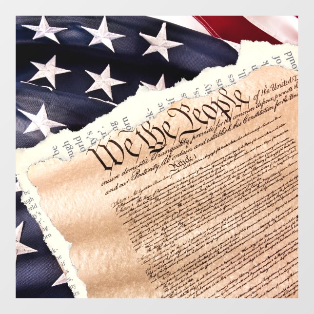 Constitution Window Cling (Sheet)