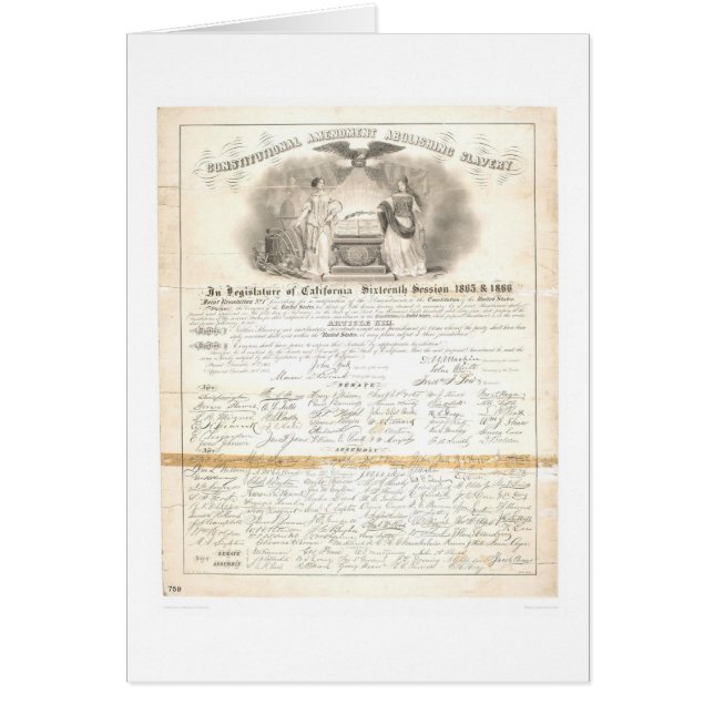 Constitutional Amendment Abolishing Slavery 0453A (Front)