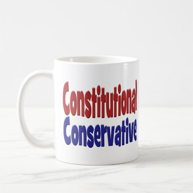 Constitutional Conservative Coffee Mug (Left)