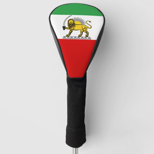 Constitutional Monarchy of Iran flag (1907-1980) Golf Head Cover (Front)