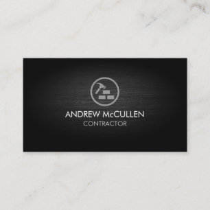 Constructiion Contractor Business Card