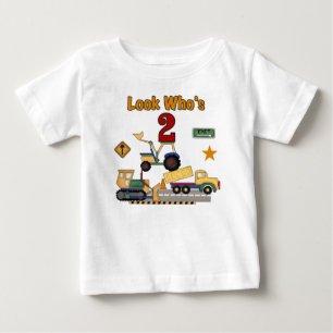 Construction 2nd Birthday Baby T-Shirt