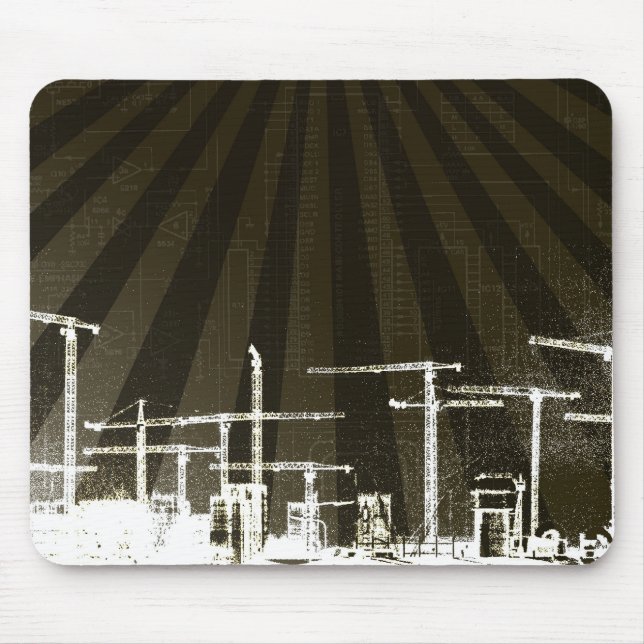 Construction and Engineering Mouse Mat (Front)