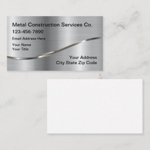 Construction And Metal Recycling Business Card