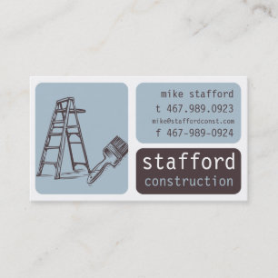 Construction and Painting Business Card