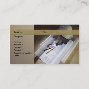 construction / architect business card