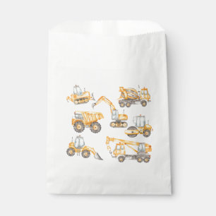 Construction Baby Shower Dump Truck Party Favour Bags