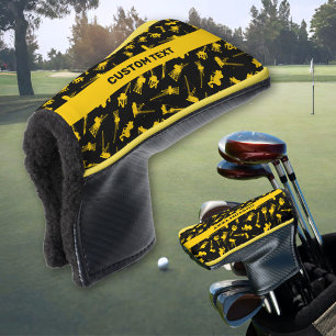 Construction Background Golf Head Cover
