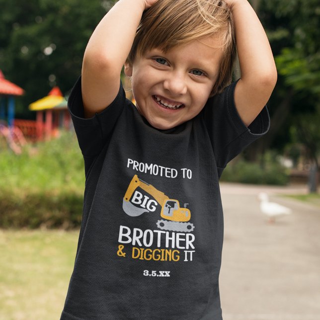 Construction Big Brother Digging It v2 Kid Toddler T-Shirt (Creator Uploaded)