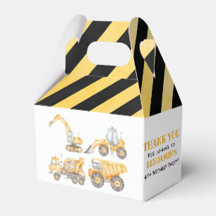 Construction Birthday Dump Truck Party Favour Box