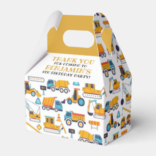 Construction Birthday Dump Truck Party Favour Box