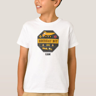 Construction Birthday Party - Birthday Boy T-shirt