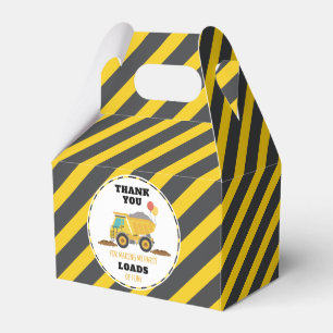 Construction Birthday Party Favour Box