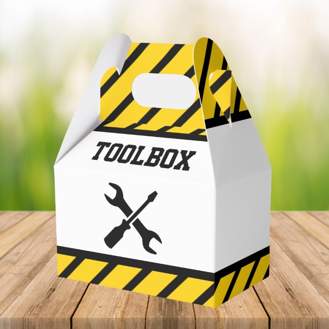 Construction Birthday Party Favour Box (Creator Uploaded)