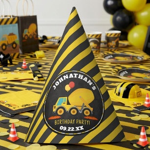 Construction Birthday Party Hat