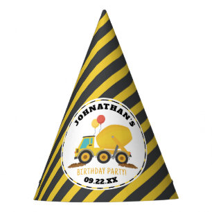 Construction Birthday Party Hat
