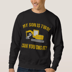 Construction Birthday Party Mum 2nd Birthday Sweatshirt