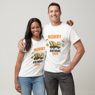 Construction Birthday Party Mummy T-Shirt