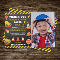 Construction Birthday Photo