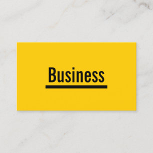 Construction Bold Border Minimalist Business Card